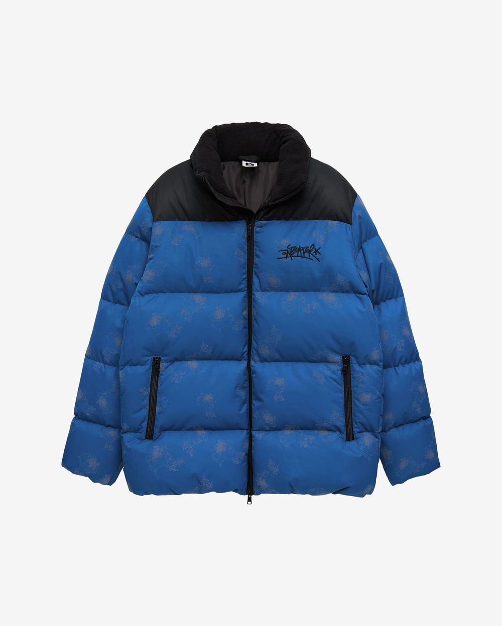 Пуховик Anteater Downjacket RF Print темно-синий