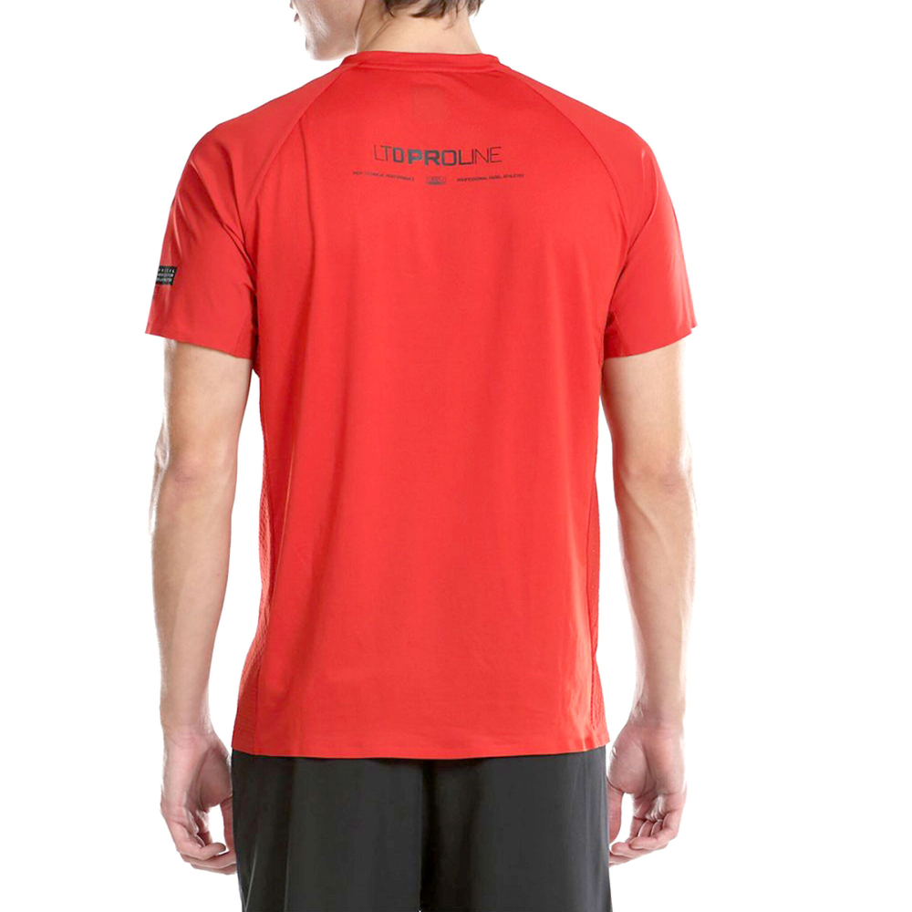 Мужское теннисное поло Bullpadel Odeon T-Shirt Men - Red