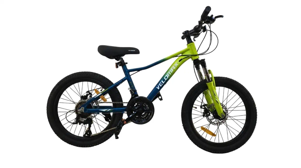 Велосипед Velomax 20" 24ск. (Ал.рама, L-Twoo A3, блок.вилки, Диск.торм, Пром.под.)V-1-20-2 зеленый