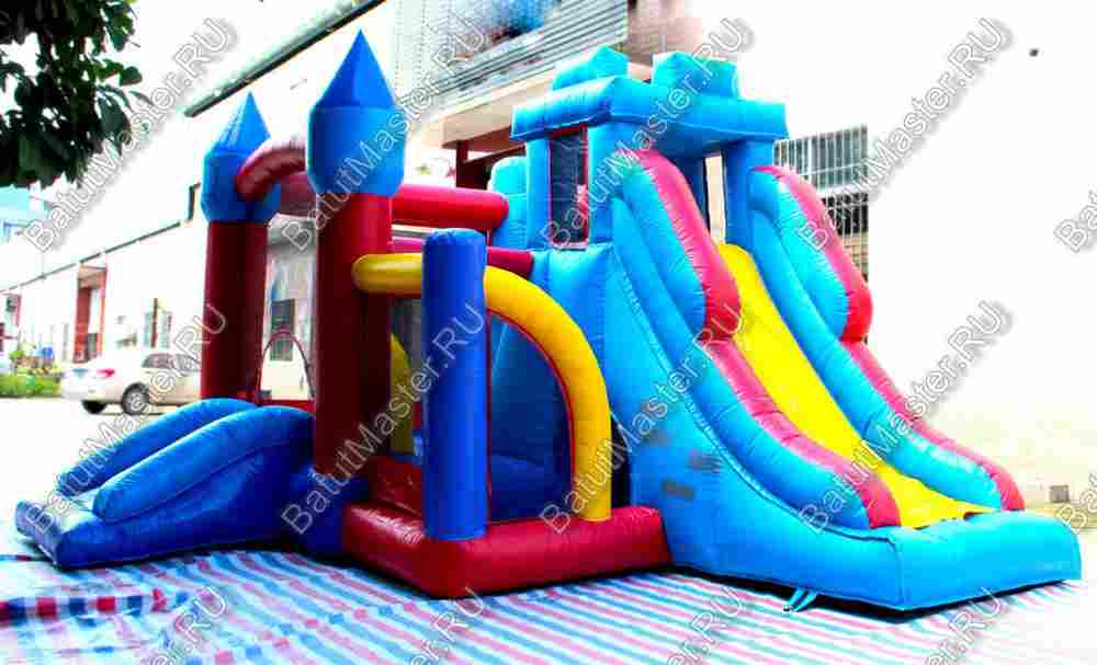 Детский надувной батут "Небесный замок" 6*5*5 м