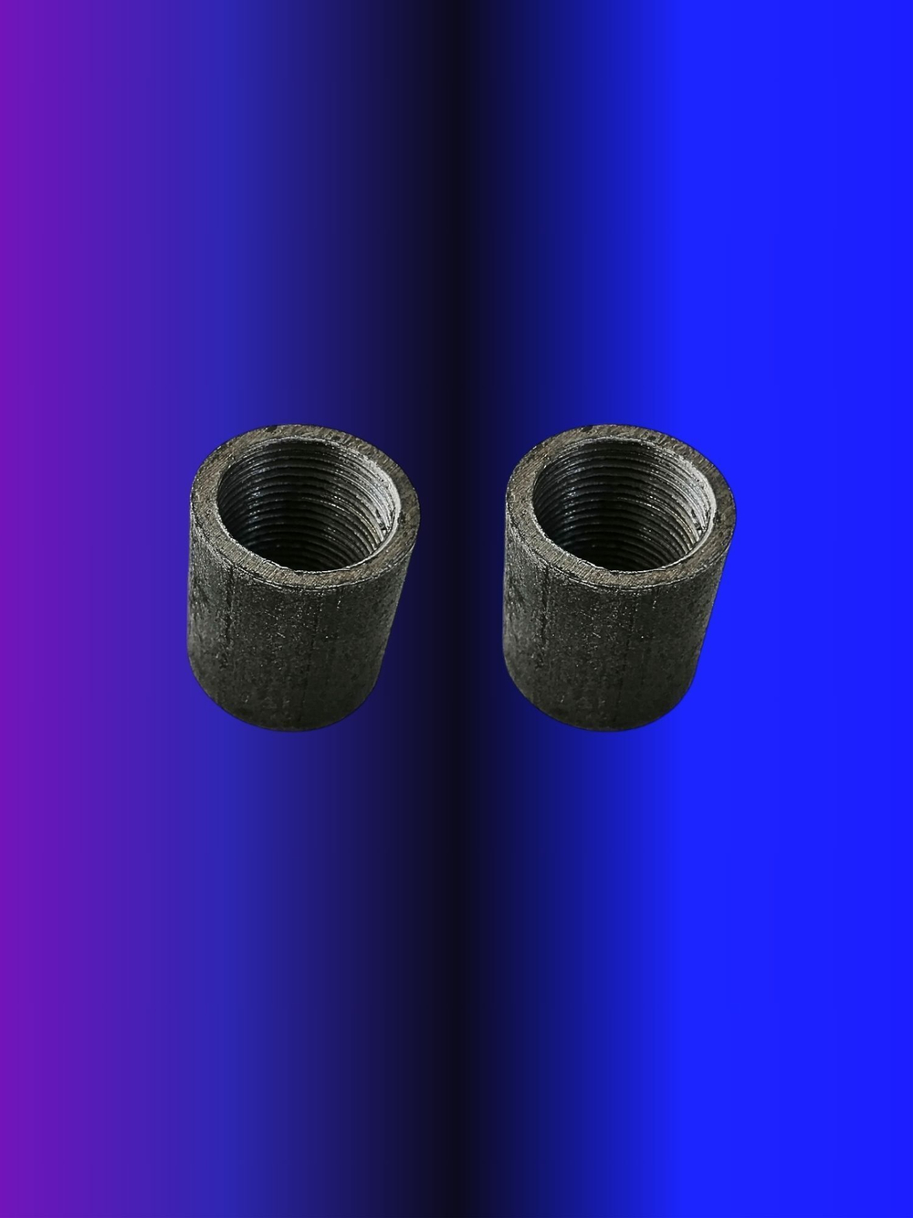 Муфта 2шт приварная стальная 1/2"