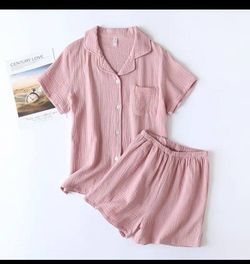 ДО Муслин Двойка Шорты Однотон