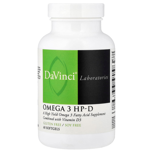 DaVinci Laboratories, Омега 3 HP-D, 60 мягких таблеток