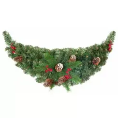 Сваг Элегия с декором 100 см., Леска+ПВХ, ЕлкиТорг (52001)