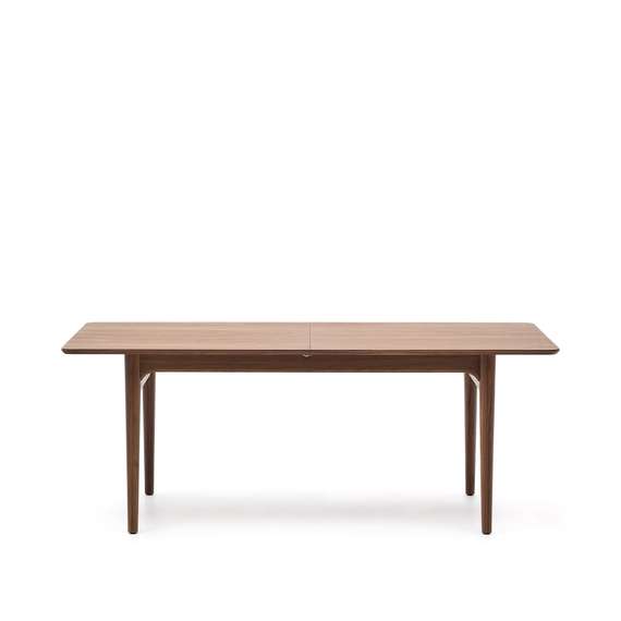 Стол раздвижной Elan из шпона и массива ореха 200 (260) x 100