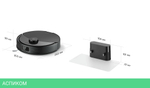 Робот-пылесос Roborock Robotic Vacuum Cleaner Q8 Max Pro Black (Q8MRP52-02)