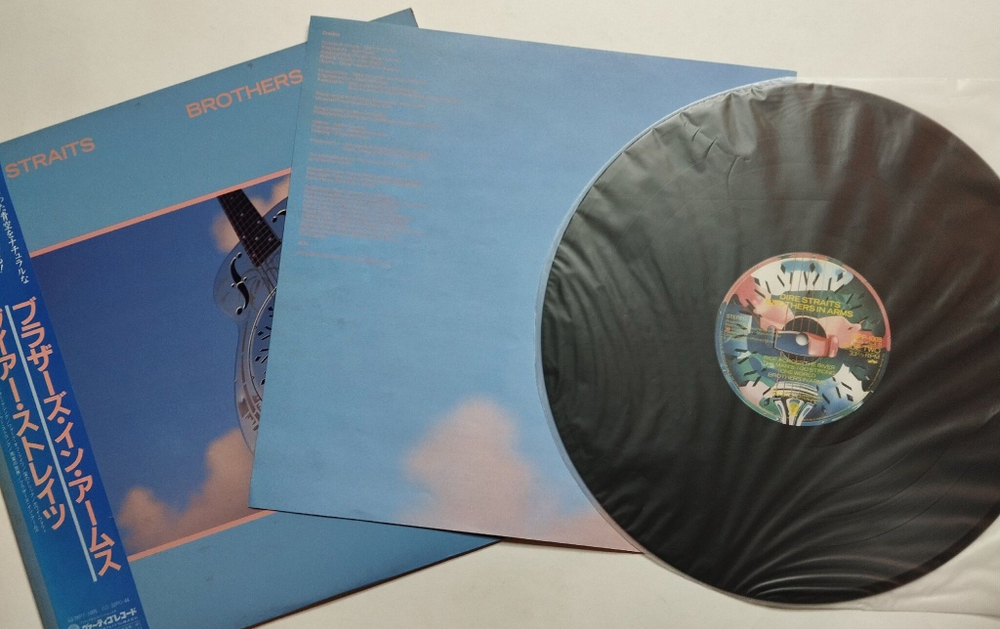 Винтажная виниловая пластинка LP Dire Straits Brothers In Arms (Japan 1985) (Obi)