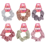 Резинка для волос 1шт «Нair style - Valencia», микс 6 цветов, d-10,5см