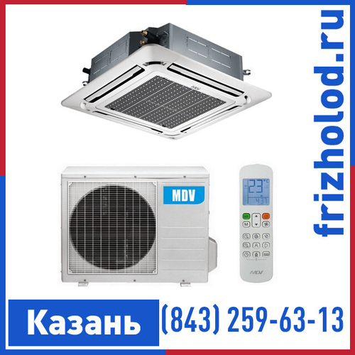 Кассетный кондиционер MDV MDCD-24HRN1 indoor/ MDOU-24HN1-L outdoor