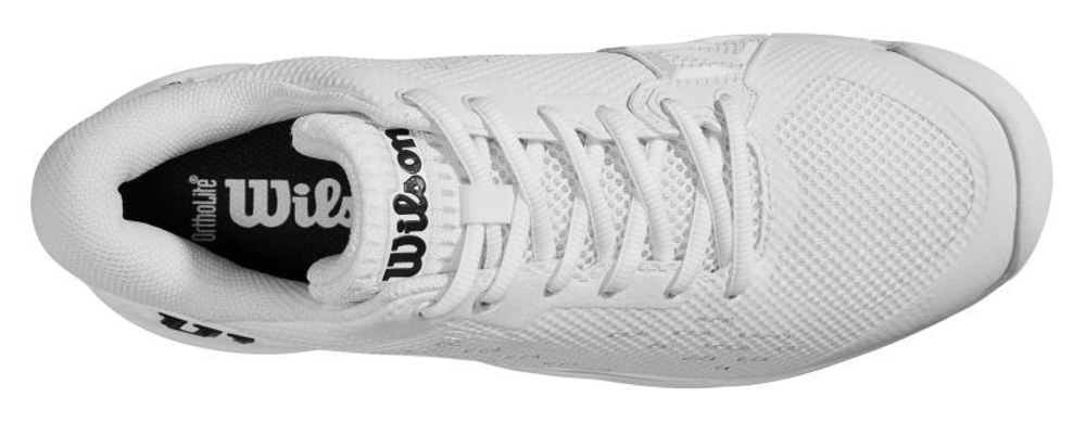 Мужские кроссовки теннисные Wilson Rush Pro Ace - white/white/black