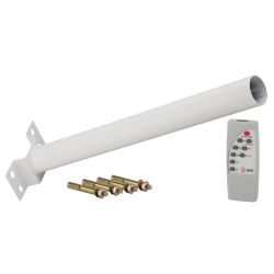 Консольный светильник ЭРА ERAKSS60-02 светодиодный уличный 60 Вт 1000 Лм SMD на солнечной батарее с кронштейном | Уличное освещение на солнечных батареях