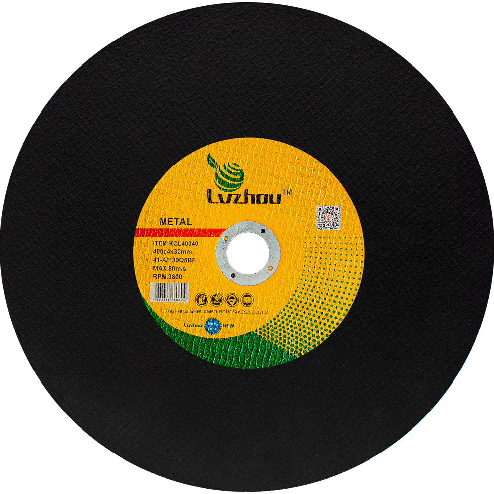 Диск отрезной по металлу и нержавеющей стали LVZHOU 400х4,0х32mm, KOL40040