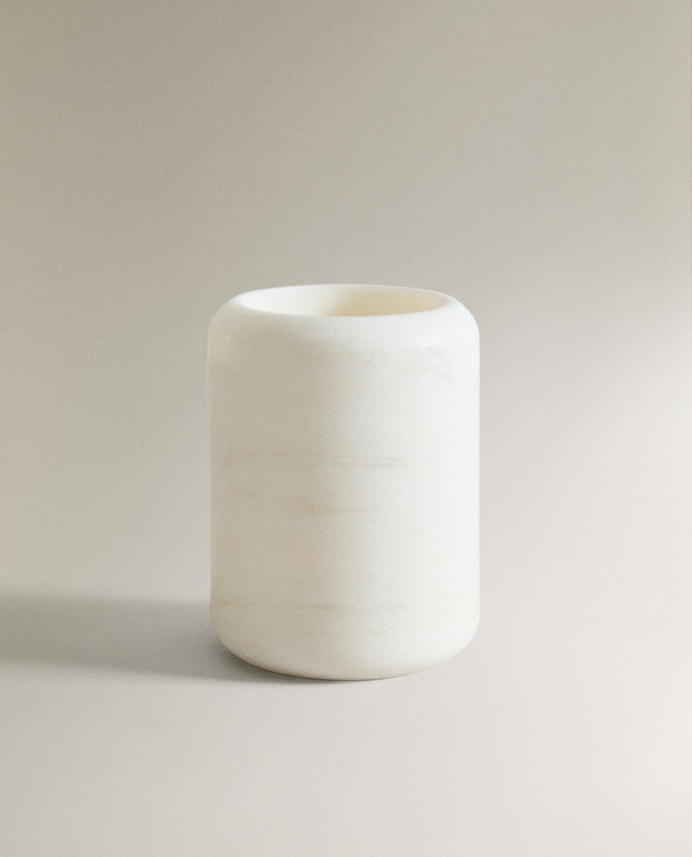 Zara Home стакан для ванной комнаты, мрамор, молочный