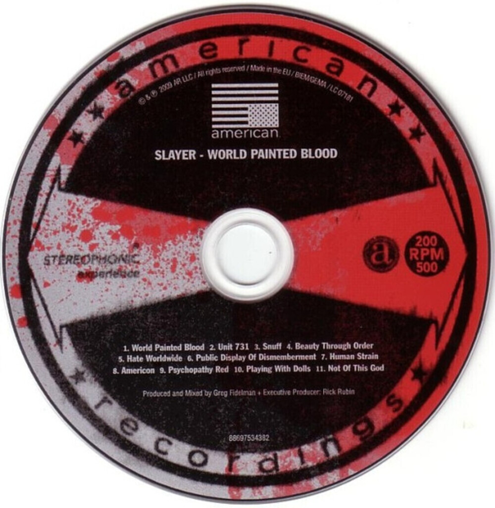 Slayer / World Painted Blood (Limited Edition)(CD+DVD)
