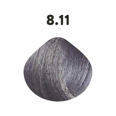 8.11 крем-краска KAARAL Baco Color Collection светлый блондин интенсивно-пепельный - 100 мл.