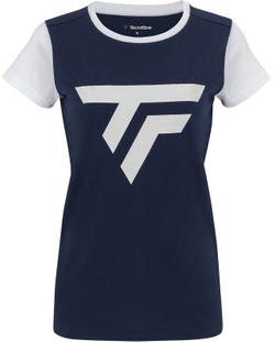Женская теннисная футболка Tecnifibre Club Tee W - Blue