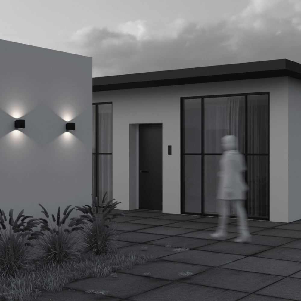 Уличный настенный светильник Outdoor O507WL-L10B3K