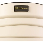 Кашпо для цветов пластиковое 7,5л d-27,1см «Бархан» Кремовый