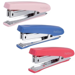 Степлер пластиковый с антистеплером №10 12л. ассорти "Gentle" (Хатбер)