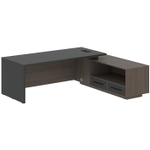 Стол руководителя угловой с тумбой VELION