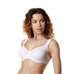 Бюстгальтер с мягкими чашками из хлопкового полотна (Размер: 75F) (Цвет: пудровый)