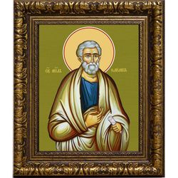 Олимп (Олимпан) апостол от 70-ти. Икона на холсте.
