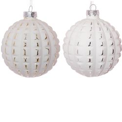 GAEM Украшение новогоднее Шар "Винтаж", D 8 см, L8 W8 H8 см, 2в.