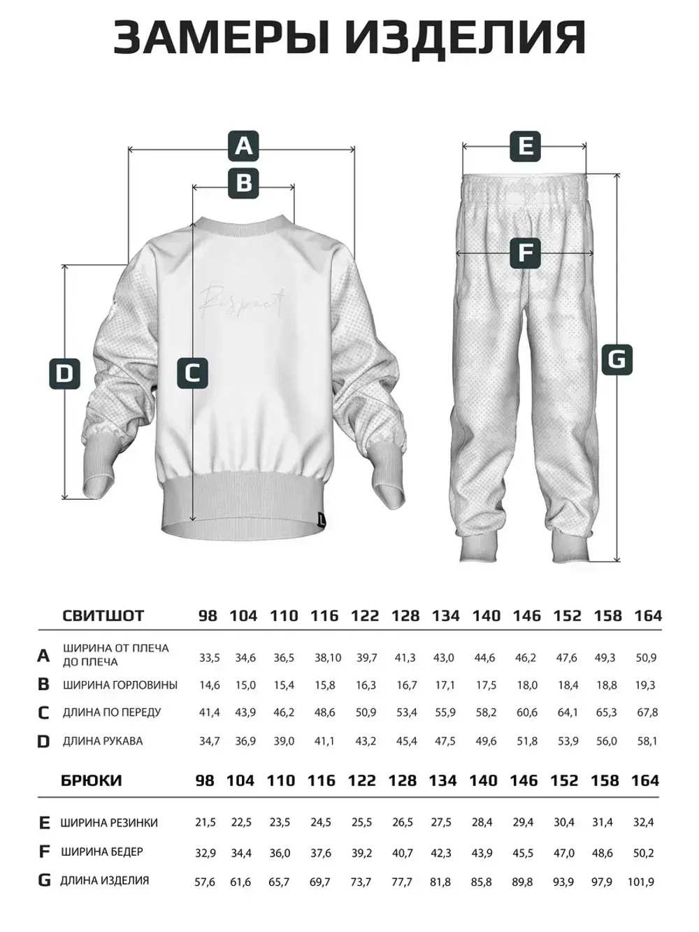 Спортивный костюм для мальчика, свитшот и брюки
