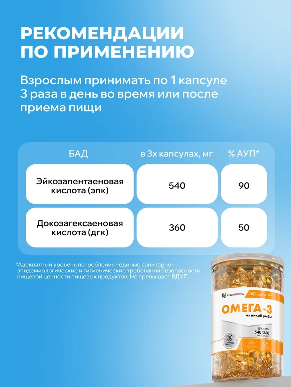 Набор Коллаген+витамин С (180 капсул) и Омега-3 (180 капсул)