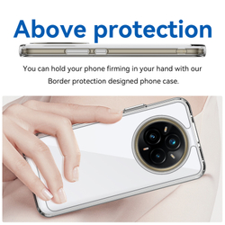 Усиленный защитный чехол прозрачный для Realme 14 Pro+ Плюс