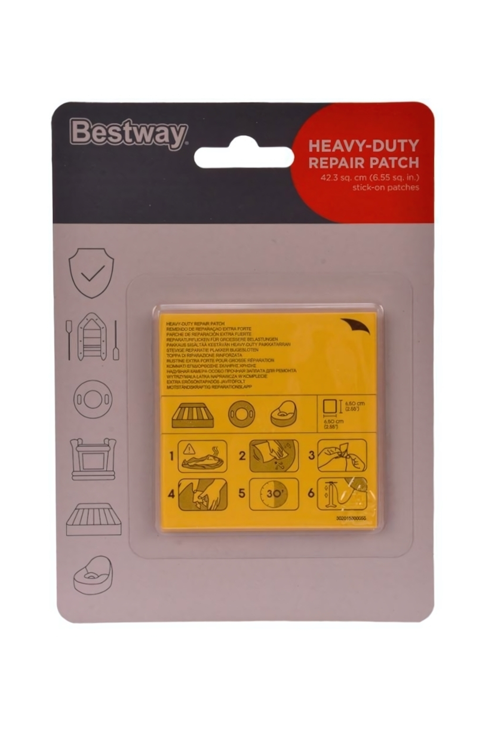 Заплатка для ремонта 6,5см*6,5см (BESTWAY)