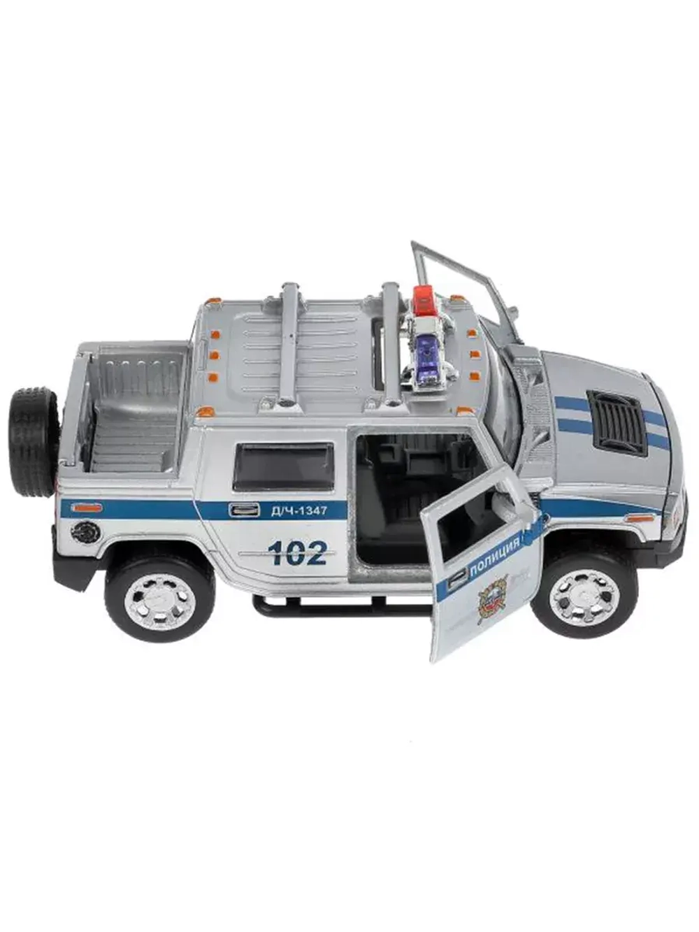 Игрушечный транспорт Hummer H2 Полиция звук свет 12 см