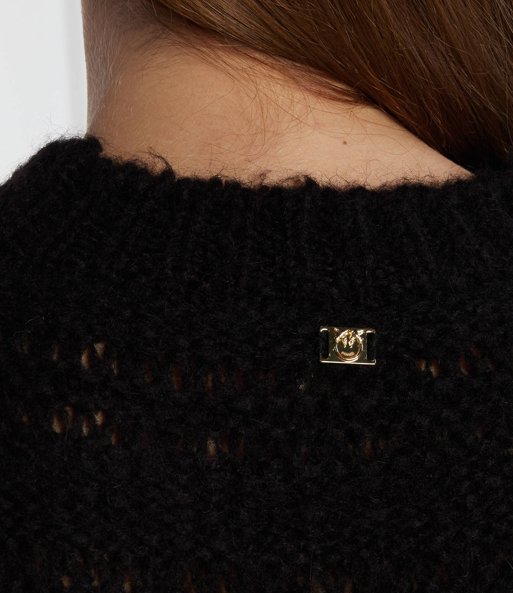 Хлопковый свитер Pinko - черный(102248 A1CK)