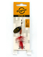 Блесна вращающаяся Lucky John SPIN X ROUND 01 3,5г FT (5шт. в упк.)