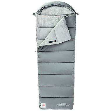 Спальный мешок Одеяло Naturehike CNK2350WS023 M400 ( 220 х 80см 1.85кг +1/-4/-18 ) Ультралёгкий хлопковый с капюшоном -
