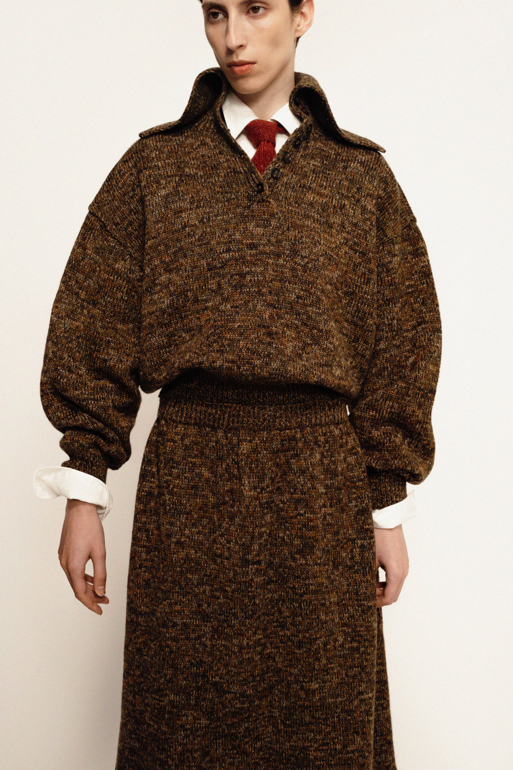 Джемпер из Шерсти 25.NP.3.CLO.04.40, коричневый