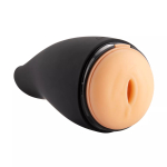 Мастурбатор-вагина Airturn3 с вибрацией и всасыванием (Цвет: телесный с черным)