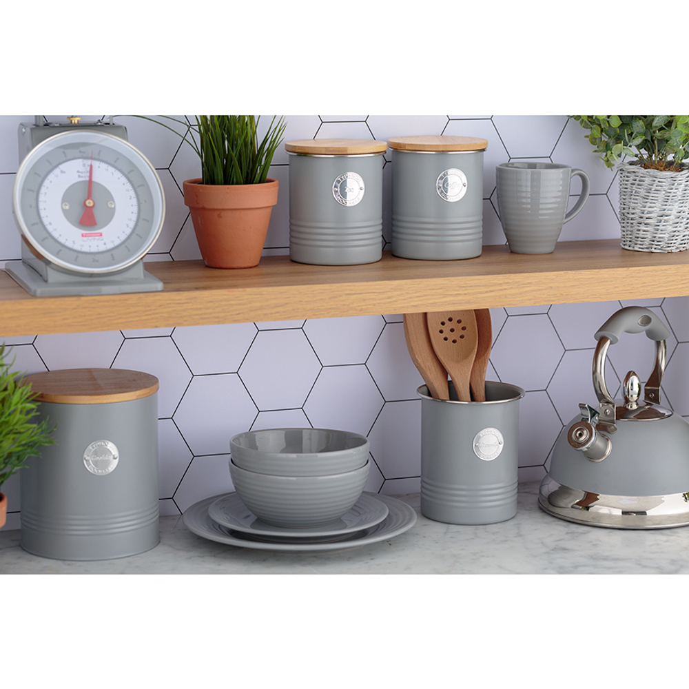 Миска living d 16 см серая