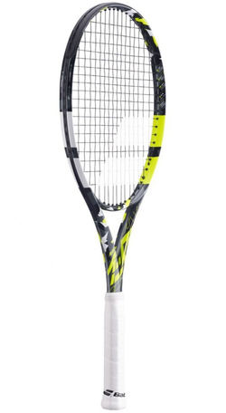 Теннисная ракетка Babolat Pure Aero Lite - grey/yellow/white струны и натяжка в подарок