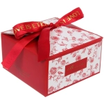 Чайная пара «Шарм» (кружка 270мл, блюдце,ложка) красная