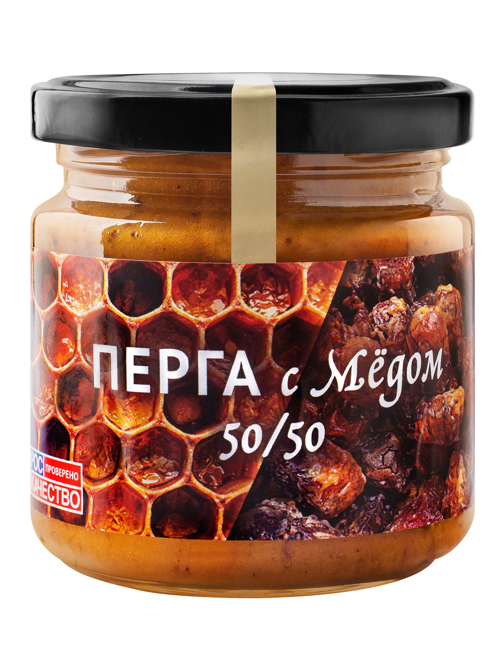 Медовая смесь Перга+мед 50/50