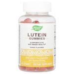 Nature's Way, Жевательные таблетки с лютеином, поддерживают здоровье глаз и мозга, манго, 60 жевательных таблеток