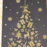 Пакет под бутылку «Новогоднее чудо» 12*35*9 см