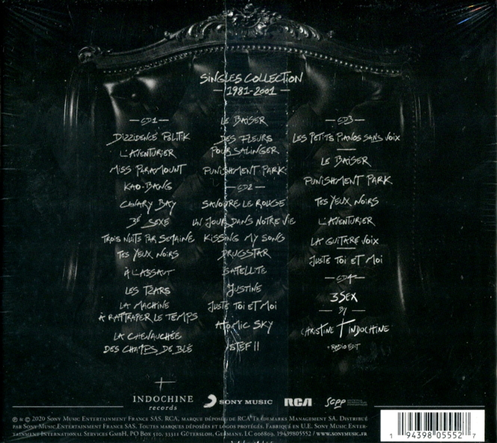 Indochine / Singles Collection (1981-2001)(4CD)