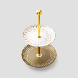 Этажерка для десертов Farforite «Нить Ариадны» в подарочной коробке