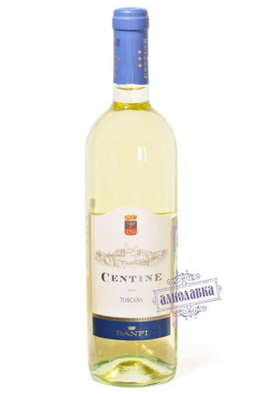 Вино Банфи Чентине белое сухое 0,75л 12,5