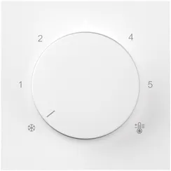 Donel A07 матовый белый накладка для регулятора тёплого пола DB23100, серия DB