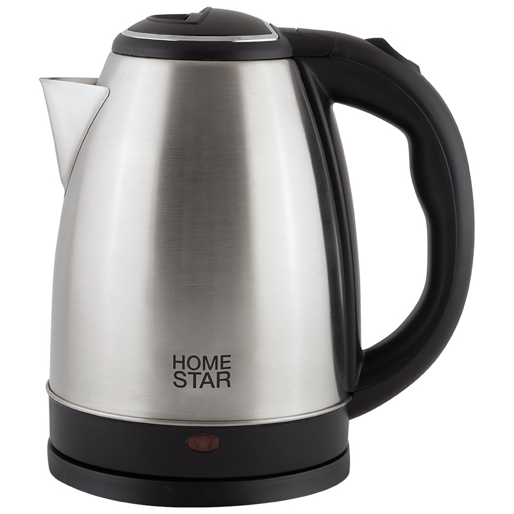 Чайник электрический 1,8 л металлический (нержавеющая сталь) HOMESTAR HS-1010, автомат, индикатор, мощность 1500 Вт