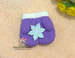 Силиконовая форма Варежки