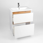 Тумба "Мальта" COMO 60 с раковиной 2 ящика